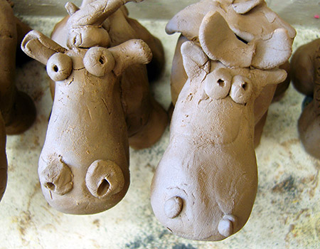 Clay Sculptures Kids Workshop