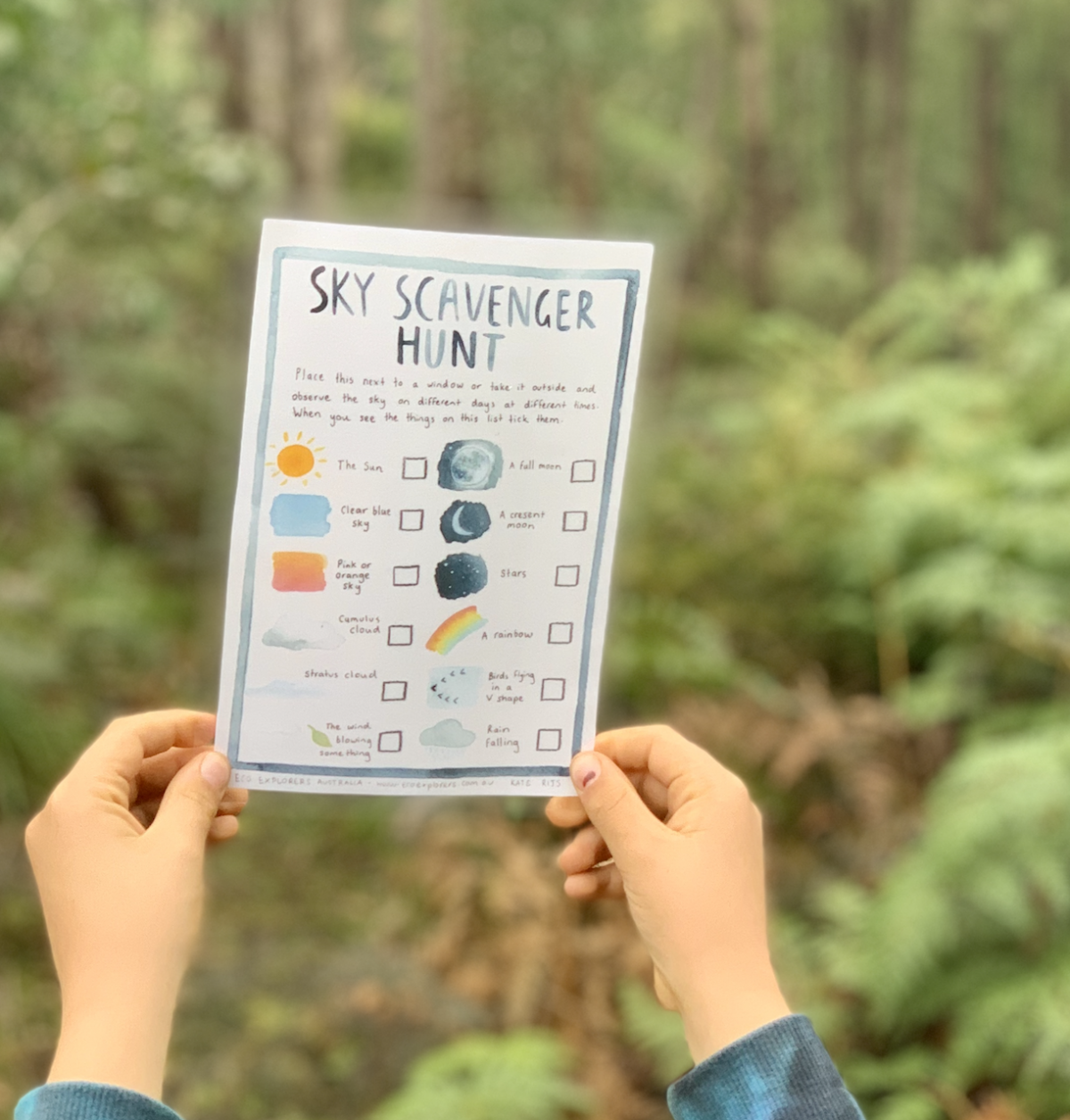 Nature Scavenger Hunt Cards (10) - Image 3