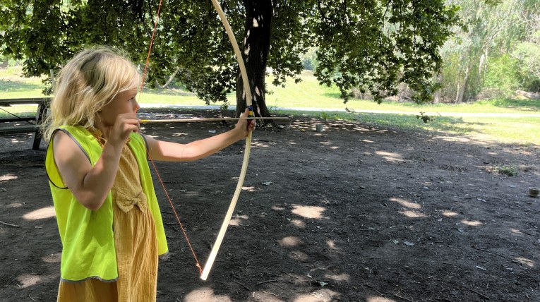 Bow and arrows forest school