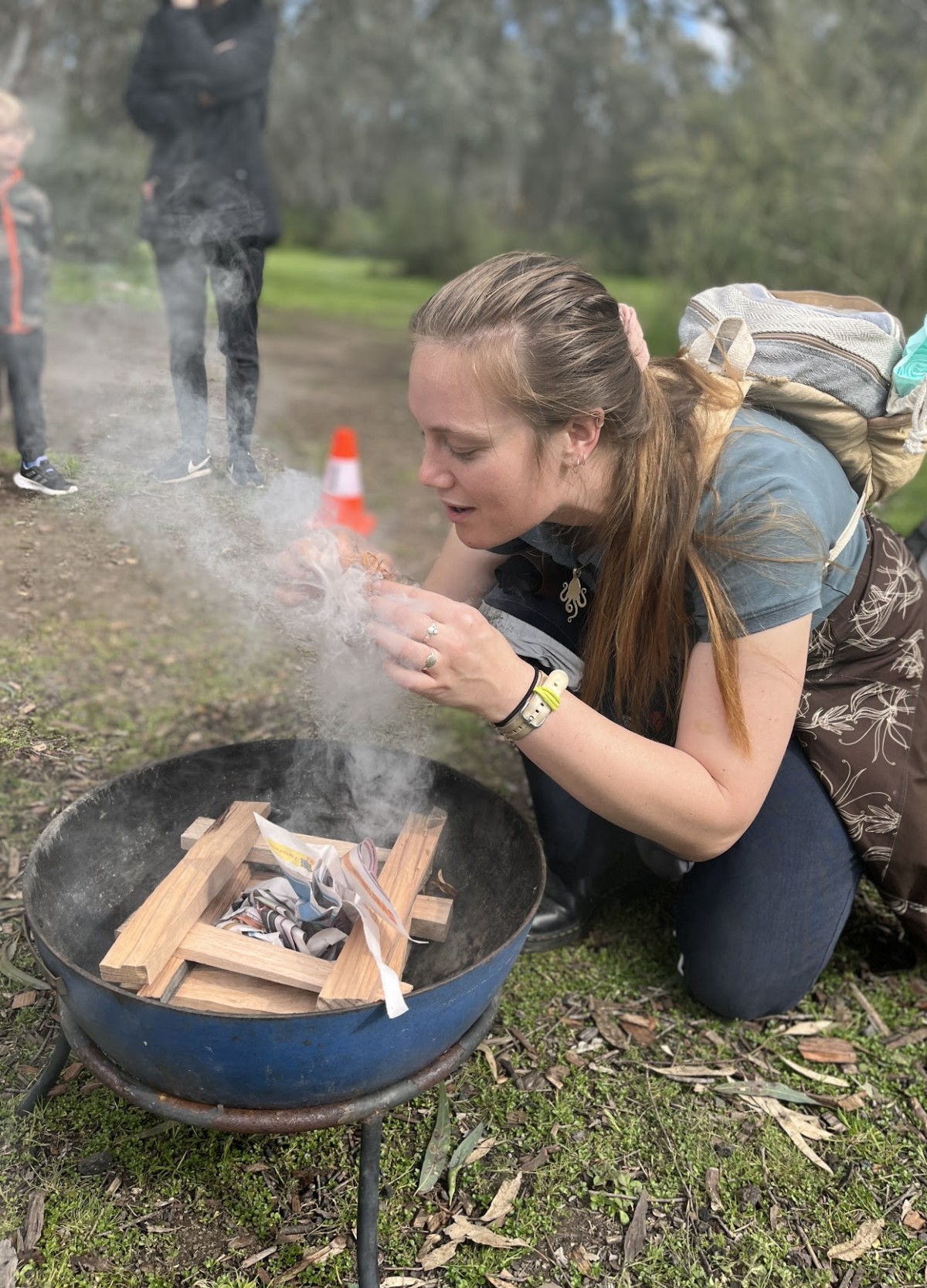 Sth Morang ReWild Your Child ~ Traditional Fire Skills